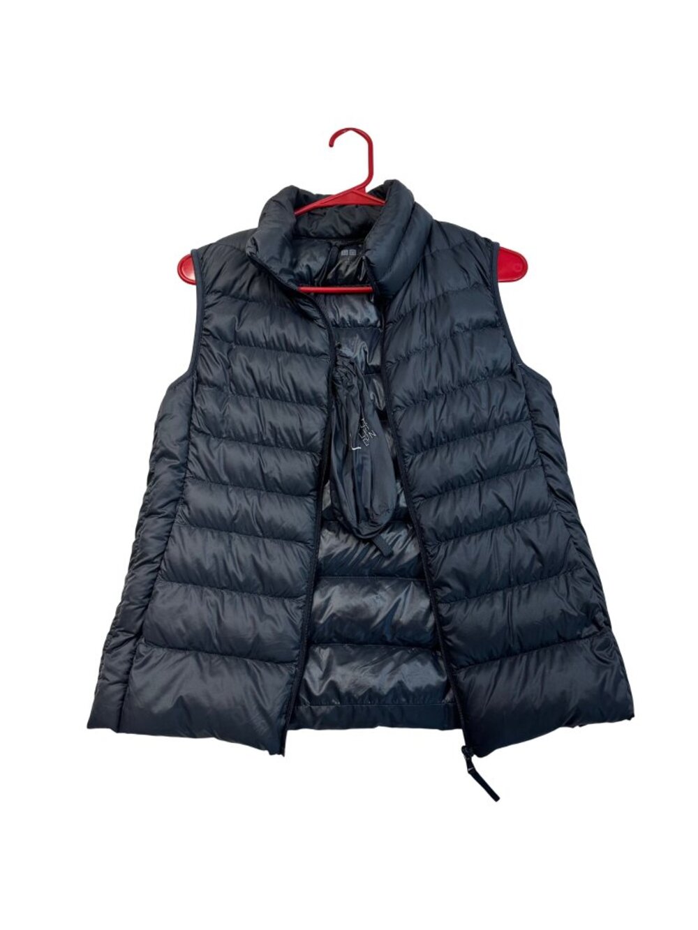 Uniqlo Vest Womens Sm Winter Zip Ultra Light Down Puffer Quilted Black Packable